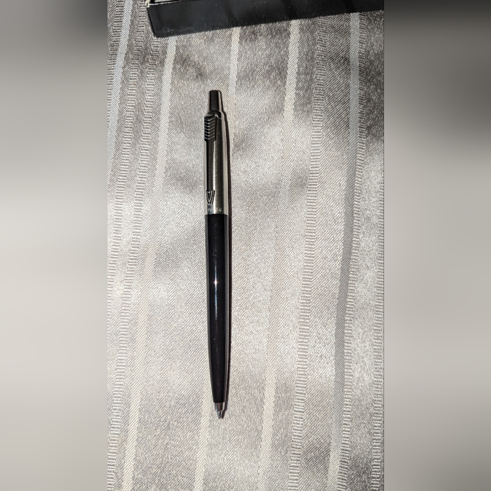 Parker Black and Silver Ballpoint Pen
